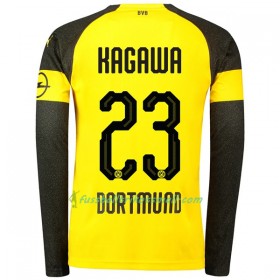 Günstige Fußballtrikots Borussia Dortmund Kagawa 23 2018-2019 Langarm Heimtrikot kaufen